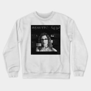 Graphic Design (Anatomy of Beauty) black and white Crewneck Sweatshirt